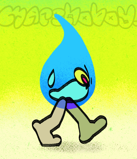 Water drop guy